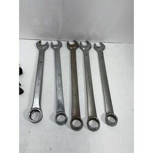 Lot Of 5 Wrench Armstrong USA 17/16 13/8 11/2 16/16 Combination Wrench + Thorsen